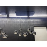 Hanglamp Illusion smoking glass 7 bollen