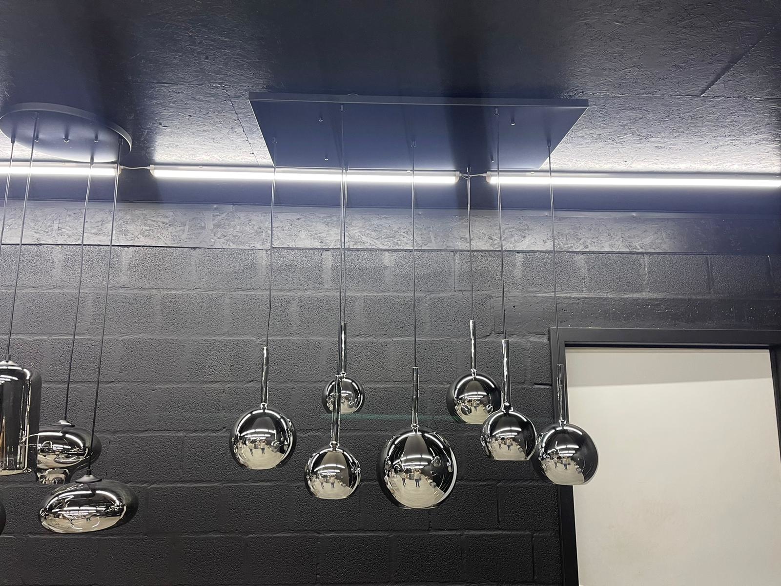 Hanglamp Illusion smoking glass 7 bollen