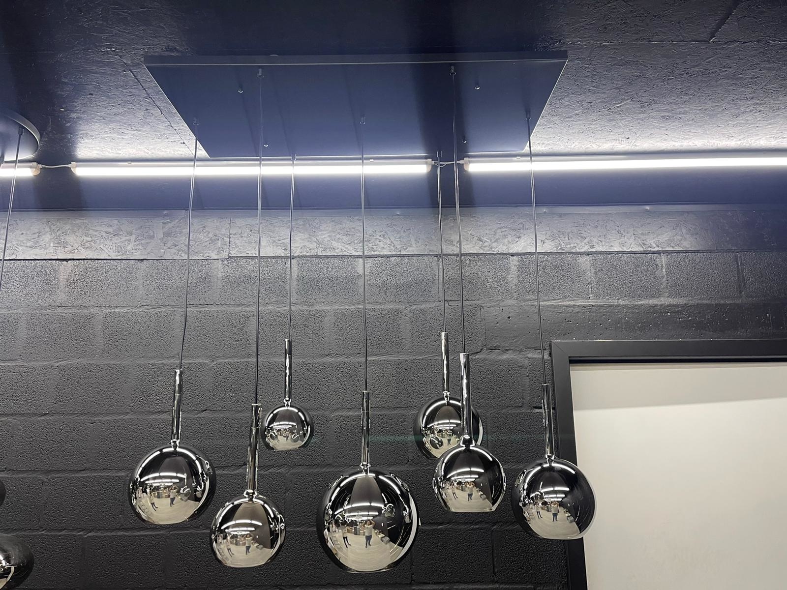 Hanglamp Illusion smoking glass 7 bollen