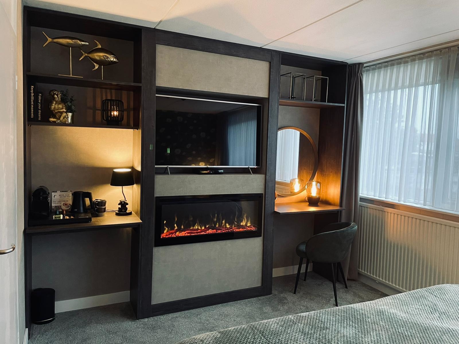 Elektrische Sfeerhaard  Floges - inbouwhaard/cinewall haard