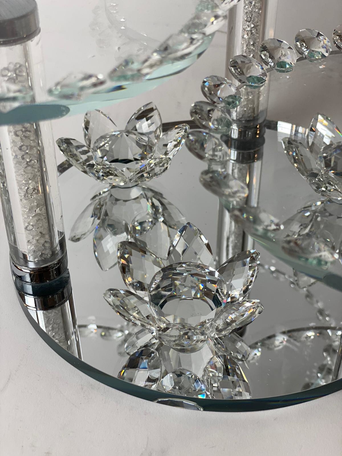 Etagère Imperial - 4 delig - incl suikerpotten - zilver