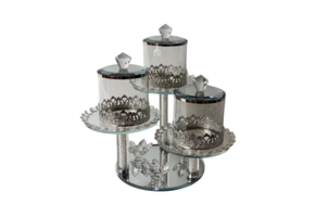 Etagère Imperial - 4 delig - zilver