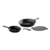 Gietijzeren pannenset 3-delig