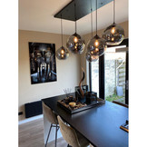 Hanglamp Illusion Smoking glass 6 lichts