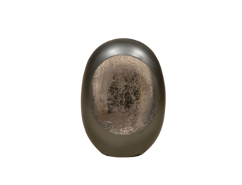 Egg Windlicht Zilver - Extra Small