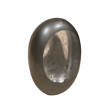 Egg Windlicht Zilver - Small