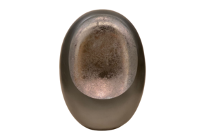 Egg Windlicht Zilver - Large