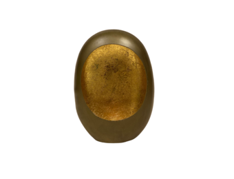 Egg Windlicht Goud - Extra Small