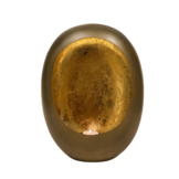 Egg Windlicht Goud - Medium