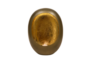 Egg Windlicht Goud - Medium