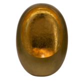 Egg Windlicht Goud - Large