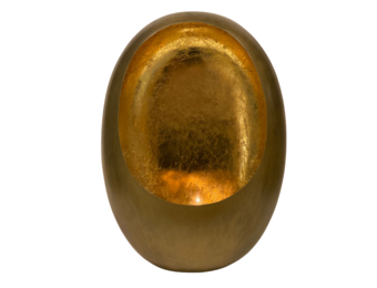 Egg Windlicht Goud - Large