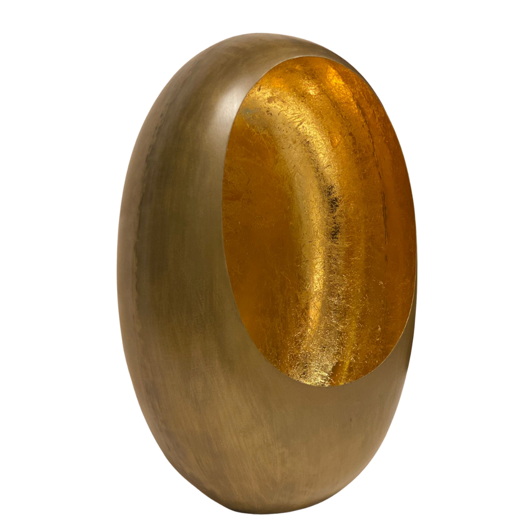 Egg Windlicht Goud - Large