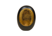 Egg Windlicht Zwart/Goud - Small