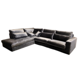 Hoekbank Kensington Blauwgrijs Velvet