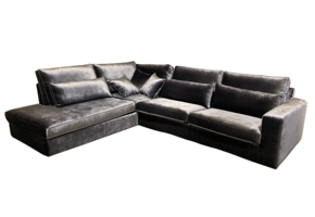 Hoekbank Kensington Blauwgrijs Velvet