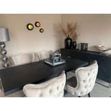 Wandkandelaar Marrakech Zwart/goud - set van 3