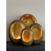 Egg Windlicht Goud - Extra Small