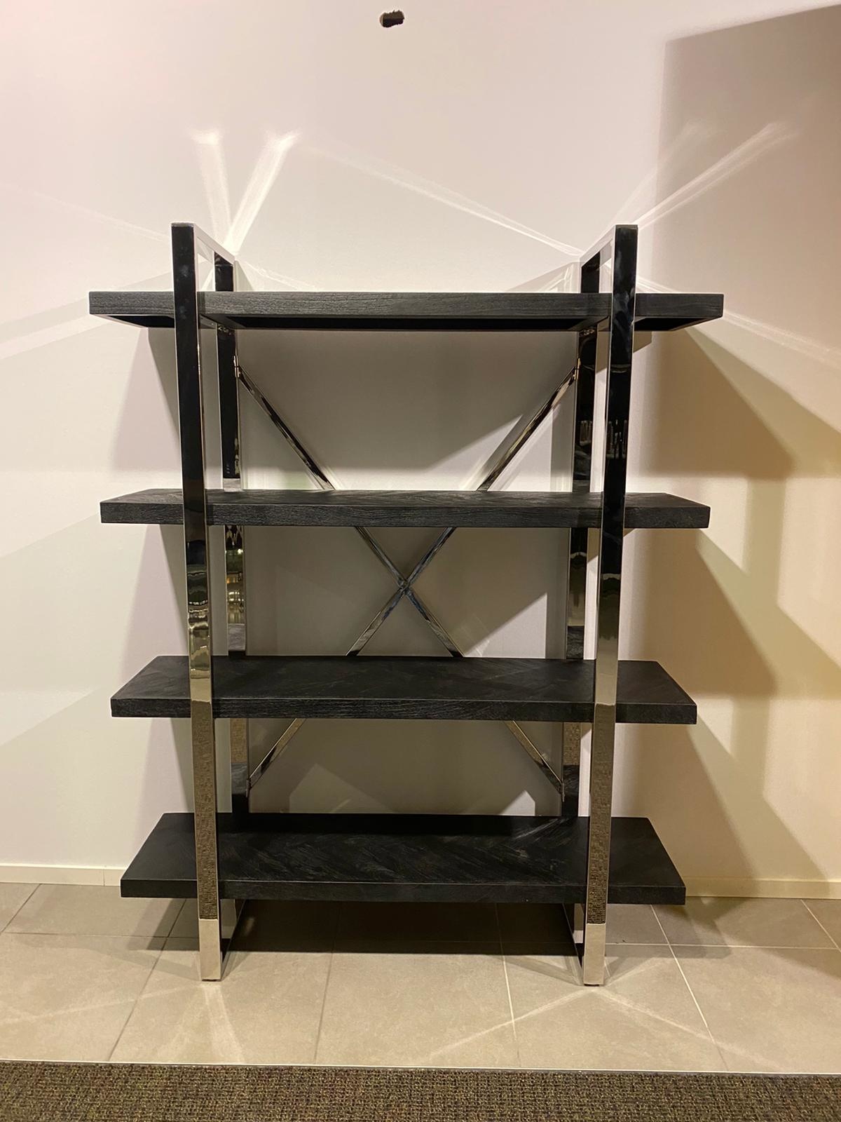 Wandkast Black Bonito - Zilver 150 x 200 cm