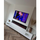 Elektrische Sfeerhaard Fiamme - 3 zijdig - inbouwhaard / cinewall haard