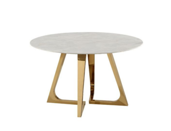 Eettafel Royal rond 130Ø - Goud