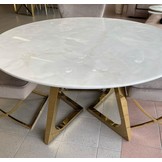 Eettafel Royal rond 130Ø - Goud