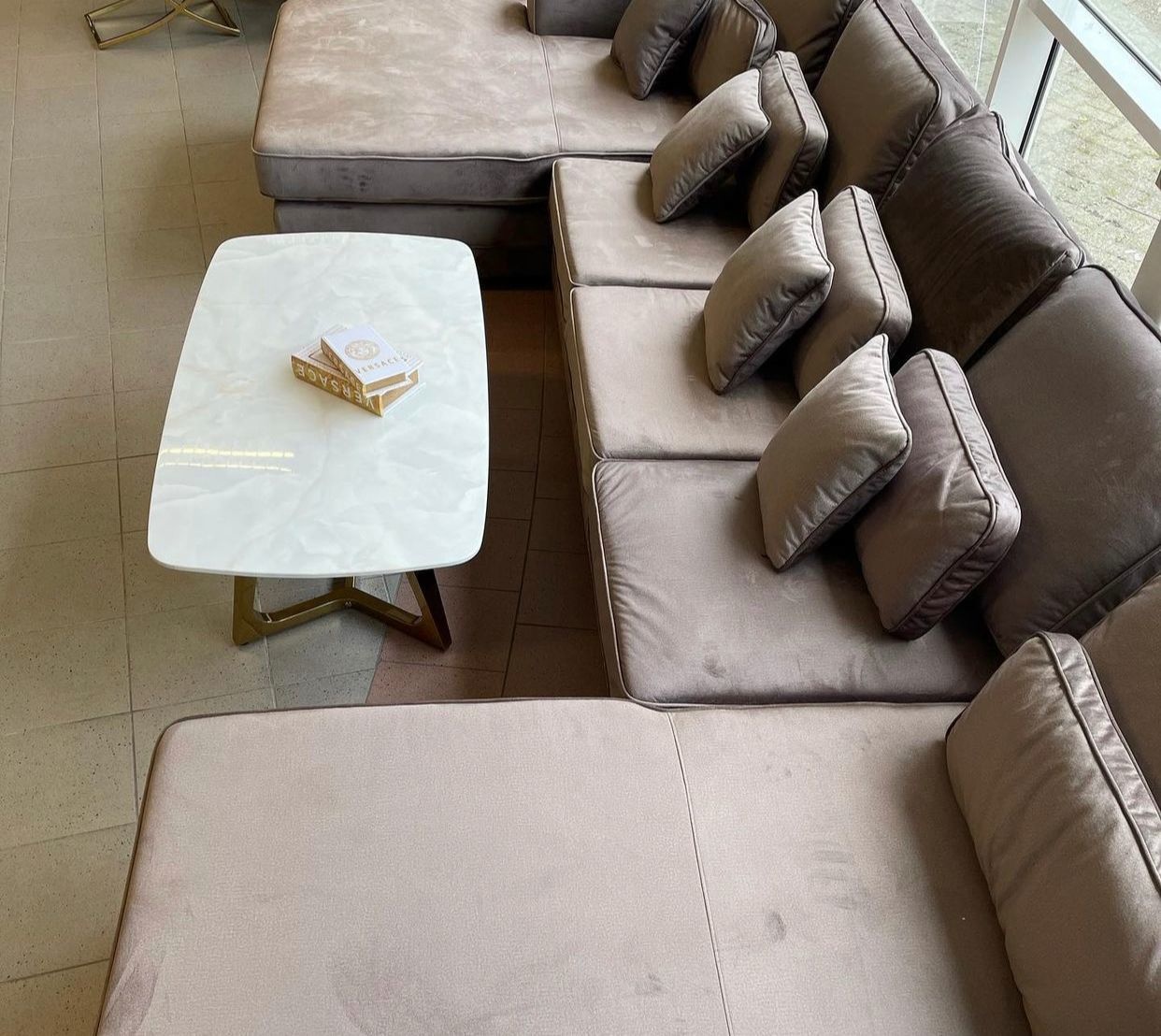 Salontafel Royal rechthoekig 130 x 70 x 45 - Goud