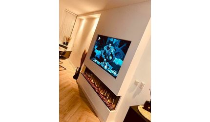 Elektrische Sfeerhaard Fiamme - 3 zijdig