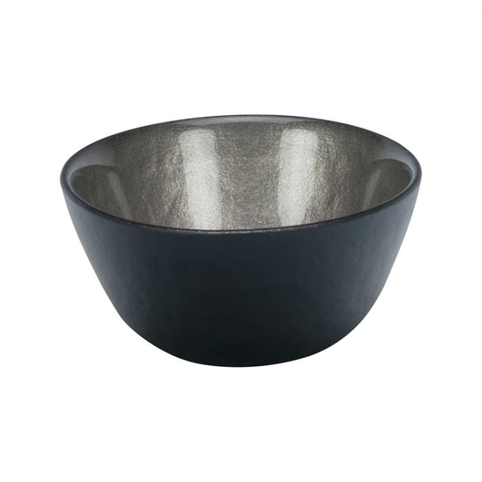 Bricard kommetjes set van 6 - Ø11 cm - zwart/taupe