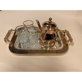 Dienblad Maghreb - Oosters dienblad - Set van 2 - Goud