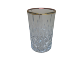 Theeglazen met gouden rand - set van 6
