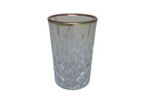 Theeglazen met gouden rand - set van 6