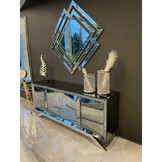 Dressoir Dublin Antraciet / Zilver