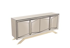 Dressoir Dublin Sepia / Goud