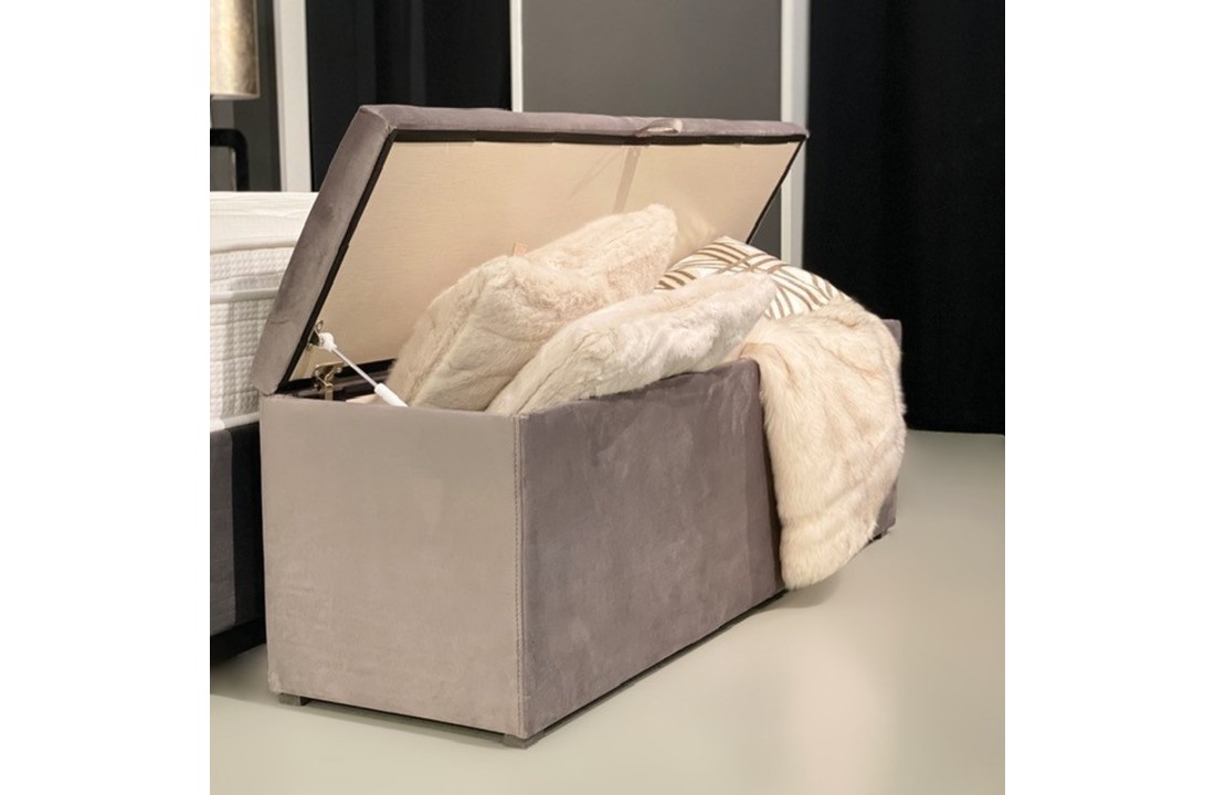 Boxspring Opera grijs excl. matras