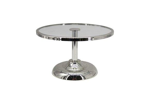 Elegance Taartplateau op voet - klein  - Zilver