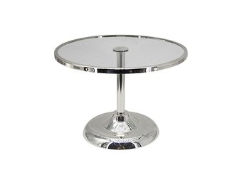 Elegance Taartplateau op voet - groot  - Zilver