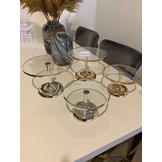 Elegance Taartplateau op voet - groot  - Zilver