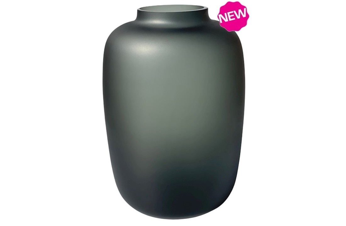 Alicia vaas - XS - Satin Grey - Ø17 x H24 cm