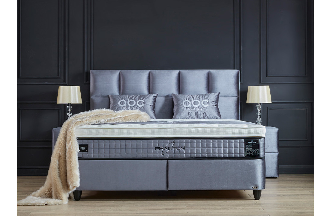 Boxspring Phantom Grijs incl. matras