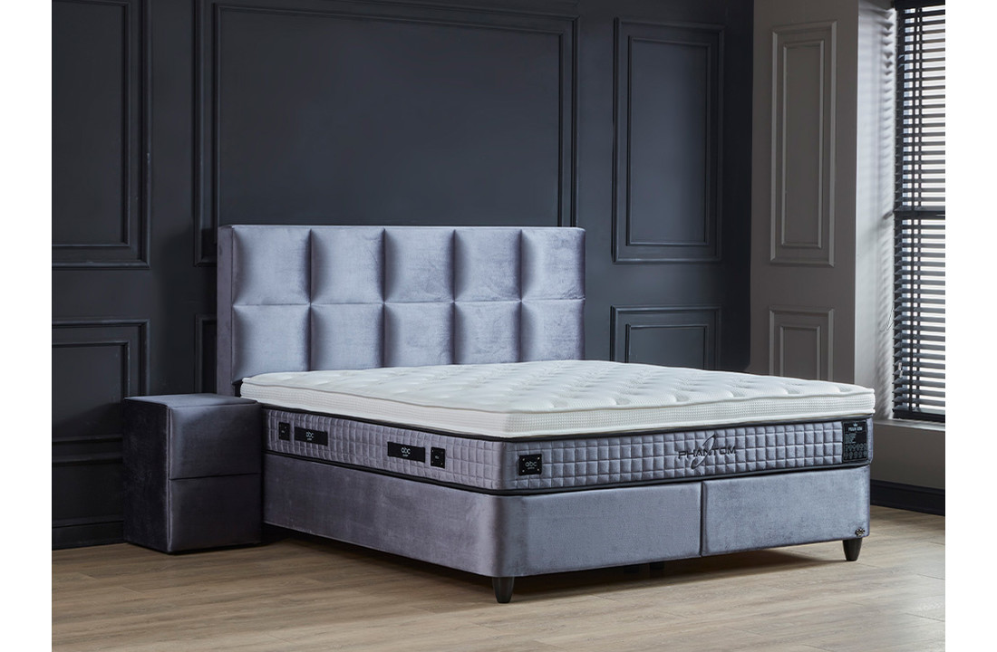 Boxspring Phantom Grijs incl. matras