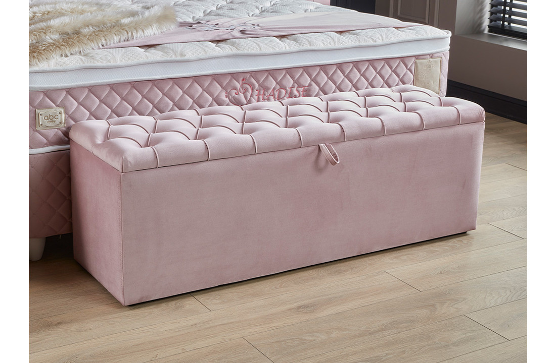 Boxspring Hadise Roze incl. matras