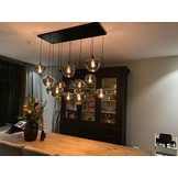 Hanglamp Apples Smoke glas  12 lichts