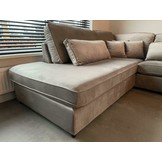 Hoekbank Rio Taupe Velvet