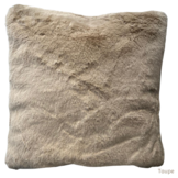 KUSSEN FLUFFY TAUPE 45x45 CM