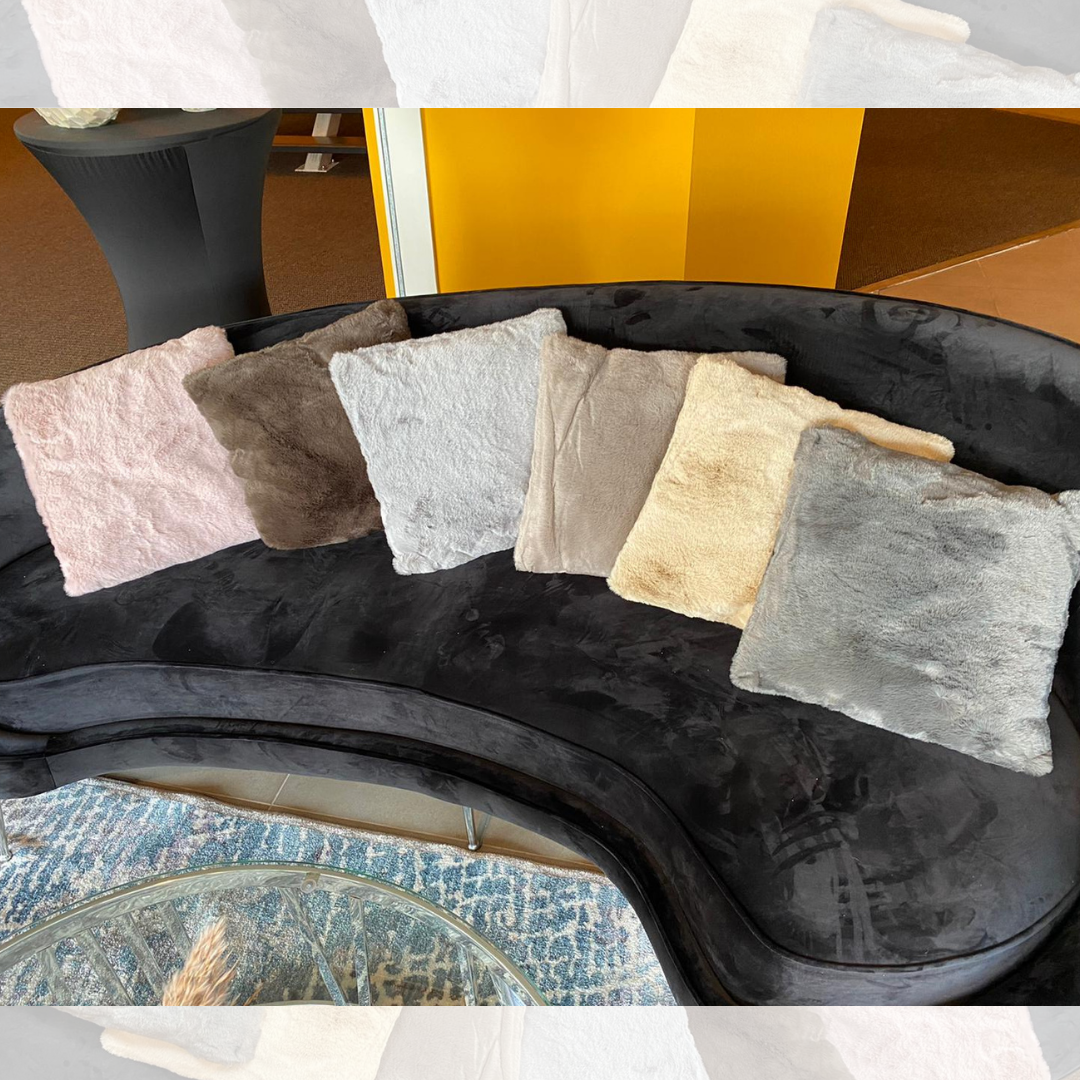 KUSSEN FLUFFY BEIGE 45x45 CM