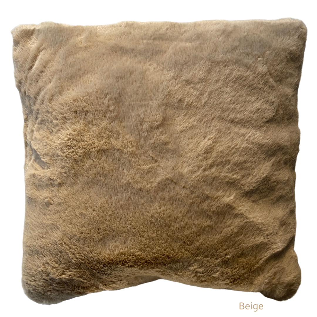 KUSSEN FLUFFY BEIGE 45x45 CM