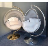 Hangstoel Dorentina Egg shape Goud - Eric Kuster Stijl