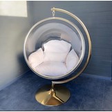 Hangstoel Dorentina Egg shape Goud - Eric Kuster Stijl