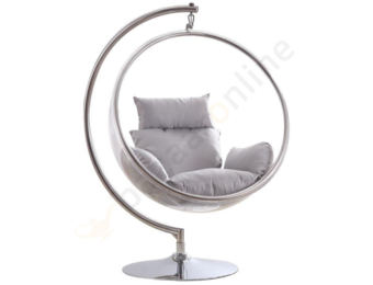 Hangstoel Dorentina Rond shape Zilver - Eric Kuster Stijl